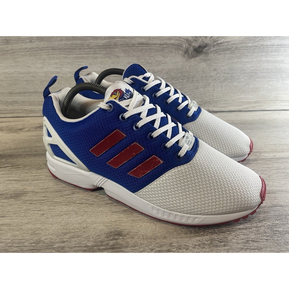 Adidas Torsion ZX Flux‎ Golf Shoes Sneakers Mens 8 Kansas Jayhawks College